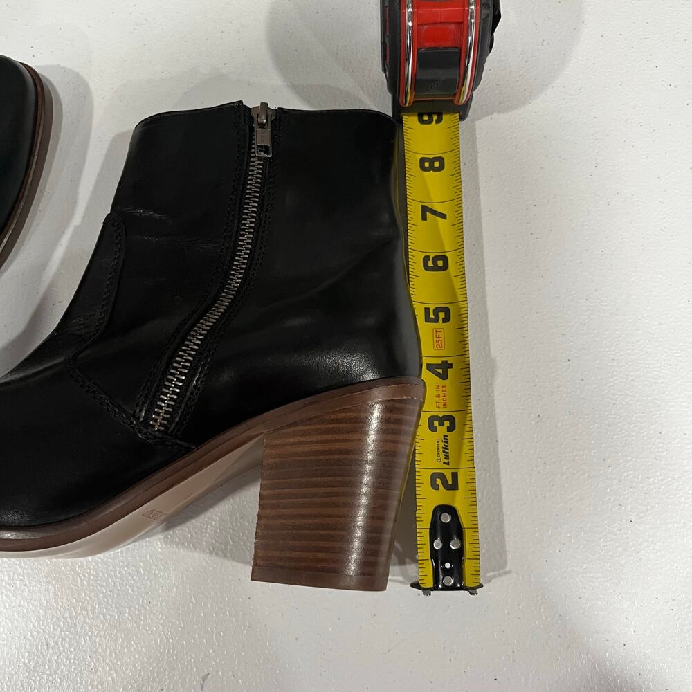 J. Crew Black Ankle Boots with Silver Buckles - Picture 7 of 7